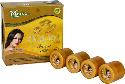 

MEXIKO HERBS Gold 24 Carat Facial Kit 100 g(Set of 4)