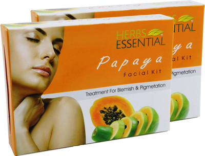 

Herbs Essential Papaya Facial Kit (Pack of 2) 210(Set of 2)