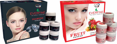 

Everfine Everfine Fruit & Diamond Facial kit 185 g(Set of 2)