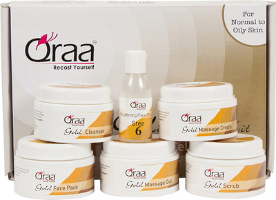 Qraa Gold Facial Kit(6 x 166.67 g)