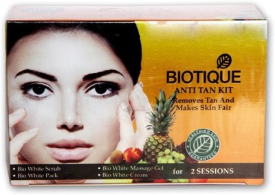 BIOTIQUE Anti Tan Facial Kit(4 x 15 g)