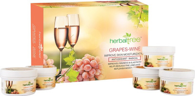 

Herbal Tree Grape Wine Facial Kit 420 g(Set of 5)