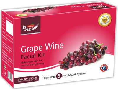 

Bee-One GRAPE WINE FACIAL KIT (party pack 2 time use ) 80 g(Set of 5)
