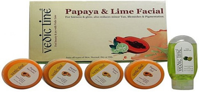 

Vedic Line Papaya & Lime Facial 640 g(Set of 5)