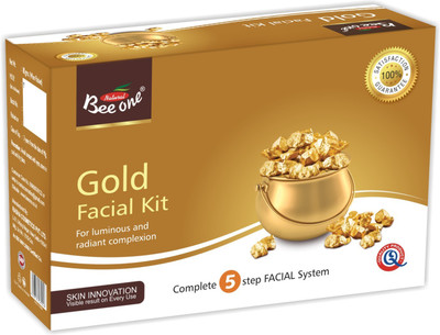 

Bee-One GOLD FACIAL KIT (party pack 2 time use) 80 g(Set of 5)