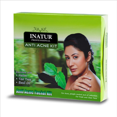 Inatur Herbals Anti-Acne Facial Kit(4 x 16.25 g) Inatur Herbals Anti-Acne Facial Kit(4 x 16.25 g)