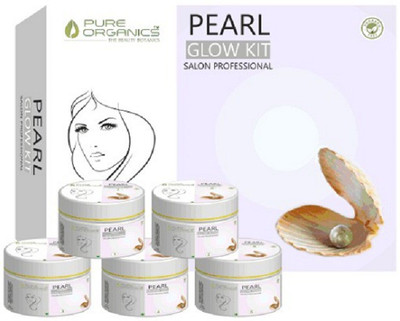

Pure Organics Pearl Glow Salon Professional Facial Kit 75 g(Set of 5)