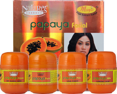 

Nature's Essence Papaya Kit for Blemishes & Pigmentation (Free Facial Band) 425 g 425 g(Set of 4)