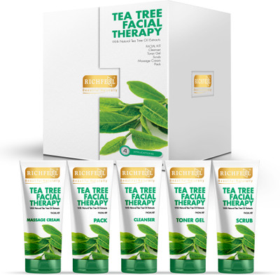 

Richfeel Tea Tree Facial Therapy 125 g(Set of 5)