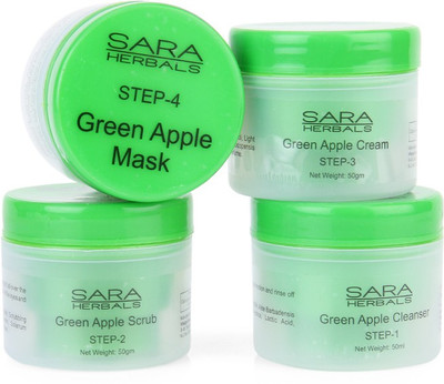 

SARA Green Apple Facial Kit 200 g(Set of 4)
