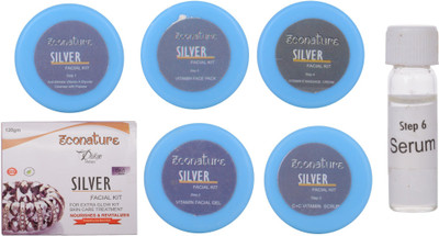 

Econature Silver Facial Kit 120 g(Set of 6)