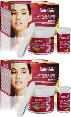 

NutriGlow Meta white pro Bleach43g(Pack Of 2) 43 g(Set of 2)
