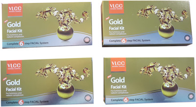 VLCC Gold Facial Kit 240 g(Set of 4)