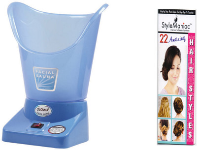 

Style Maniac facial sauna steamer with an amazing freebie hairstyles booklet Professional Facial Steamer(600 W)