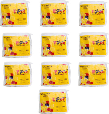 

Ezee Tissue Paper Napkins / Face Tissue Small Pack 12 x 12 Inches(Pack of 10)