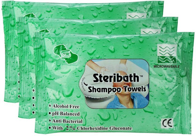 OM Shampoo Towels -No Water & Rinsing Required(Pack of 30)