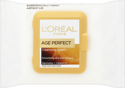 

L'Oreal Paris Age perfect Cleansing Wipes for Mature Skin(Pack of 25)