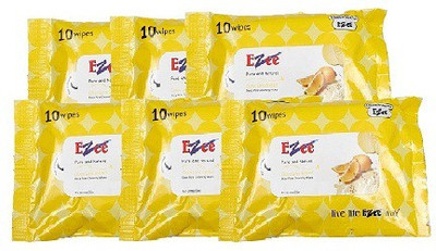 

Ezee Lemon Wet Wipes 10(Pack of 6)