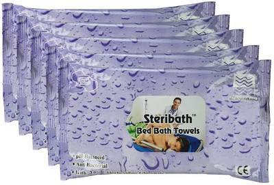 

OM Bed Bath Towels Cleans & Moisturize Skin(Pack of 50)
