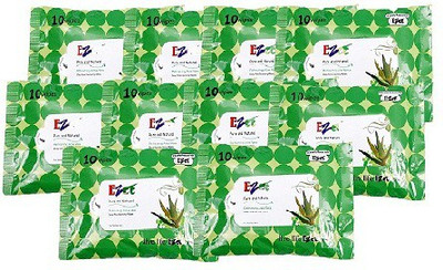 

Ezee Wet Wipes Aloe Vera 10 wipes(Pack of 10)