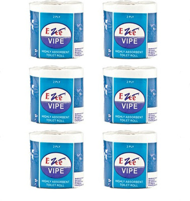 

Ezee Toilet Tissue Roll / Bathroom Roll 2 Ply, 42 Mtrs(Pack of 6)
