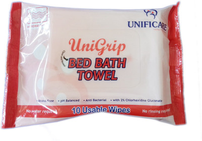 

Health Track Unigrip Bed Bath Tissue & Facial 3 set(Pack of 10)
