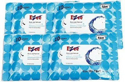 

Ezee Wet Wipes Cologne 10 wipes(Pack of 4)