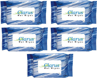

Clarus Wet Wipes Cologne 30 Pulls Pack of 5(Pack of 5)