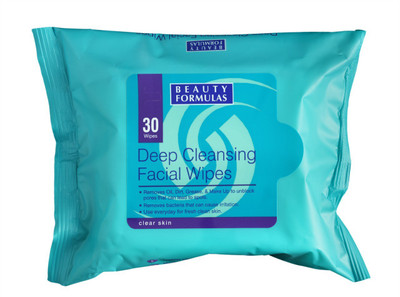 

Beauty Formulas Deep Cleansing Facial Wipes
