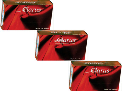 

Clarus Facial Tissue Eco 2 Ply 200 Pulls Red Pack of 3(Pack of 3)