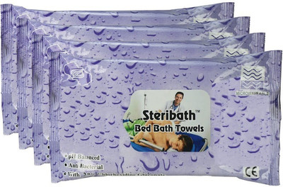 

OM Bed Bath Towels Cleans & Moisturize Skin(Pack of 40)