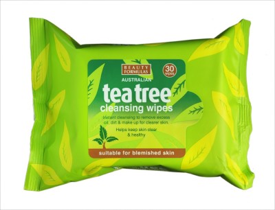 

Beauty Formulas Tea Tree Cleansing Wipes