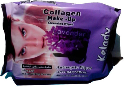 

KELADY COLLAGEN MAKE UP CLEANING WIPES(Pack of 25)