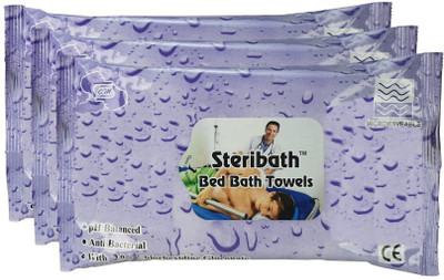 

OM Bed Bath Towels Cleans & Moisturize Skin(Pack of 30)