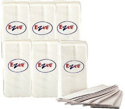 Ezee C Fold Tissue Paper Napkin 150 Pcs(Pack of 6)