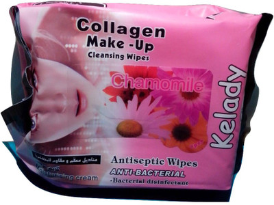 

KELADY COLLAGEN MAKE UP CLEANING WIPES(Pack of 25)