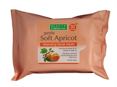 

Beauty Formulas Gentle Soft Apricot Clensing Facial Wipes