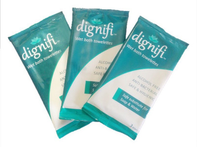 

Dignifi Bath Wipes with Aloe Vera & Olive Oil (30 large wipes in 10 individual packs) for complete bath for bedridden patients(Pack of 10)