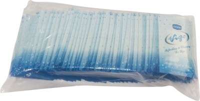 

Ginni Vigo Single Wet Wipes (50 packed Single wipes) For Cleansing and Refreshing(Pack of 50)