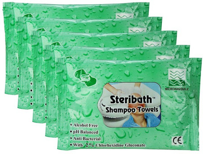 

OM Shampoo Towels -No Water & Rinsing Required(Pack of 50)