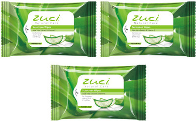 

Zuci Aloe Vera Extract & Vitamin E Wet Wipes(Pack of 3)