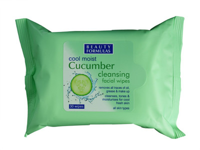 

Beauty Formulas Cucumber Cleansing Facial Wipes Cool Moist