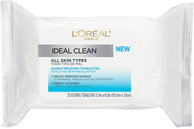 

L'Oreal Paris Ideal Clean Make-Up Removing Towelettes(Pack of 25)