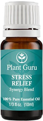 

Plant Guru Relief Synergy Blend Essential Oil. 10 ml. 100% Pure, Undiluted, Therapeutic Grade. (Bergamot, Patchouli, Sweet Orange, Ylang ylang, Pink grapefruit, Gurjum)(10 ml)