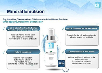 

Dr. Ciel Ciel Mineral Emulsion Natural Mineral 150ml USA FDA APPROVED(150 ml)