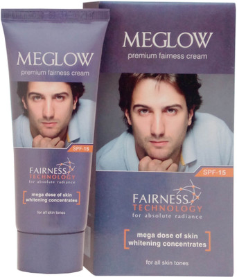 Meglow Premium Fairness Cream For Men(30 g) available at flipkart for Rs.70