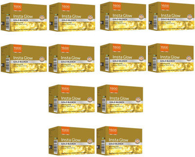 

VLCC Insta Glow Gold Bleach Pack Of 12(80 g)