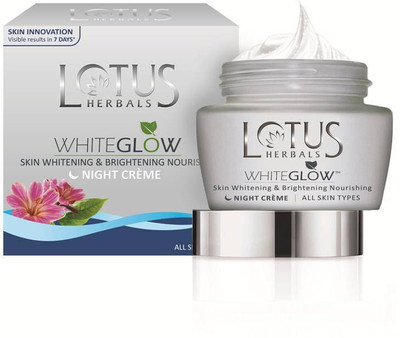 

Lotus Herbals WhiteGlow Skin Whitening and Brightening Nourishing Night Crème, 60g(60 g)