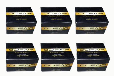 

Olifair Radiant Effect Night Cream (Pack of 6)(300 g)