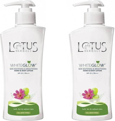 

Lotus Herbals Whiteglow Hand and Body Lotion (( Pack 2 )) (( 300ml * 2 ))(600 ml)